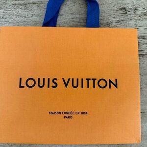 Louis Vuitton Orange Shopping Bag